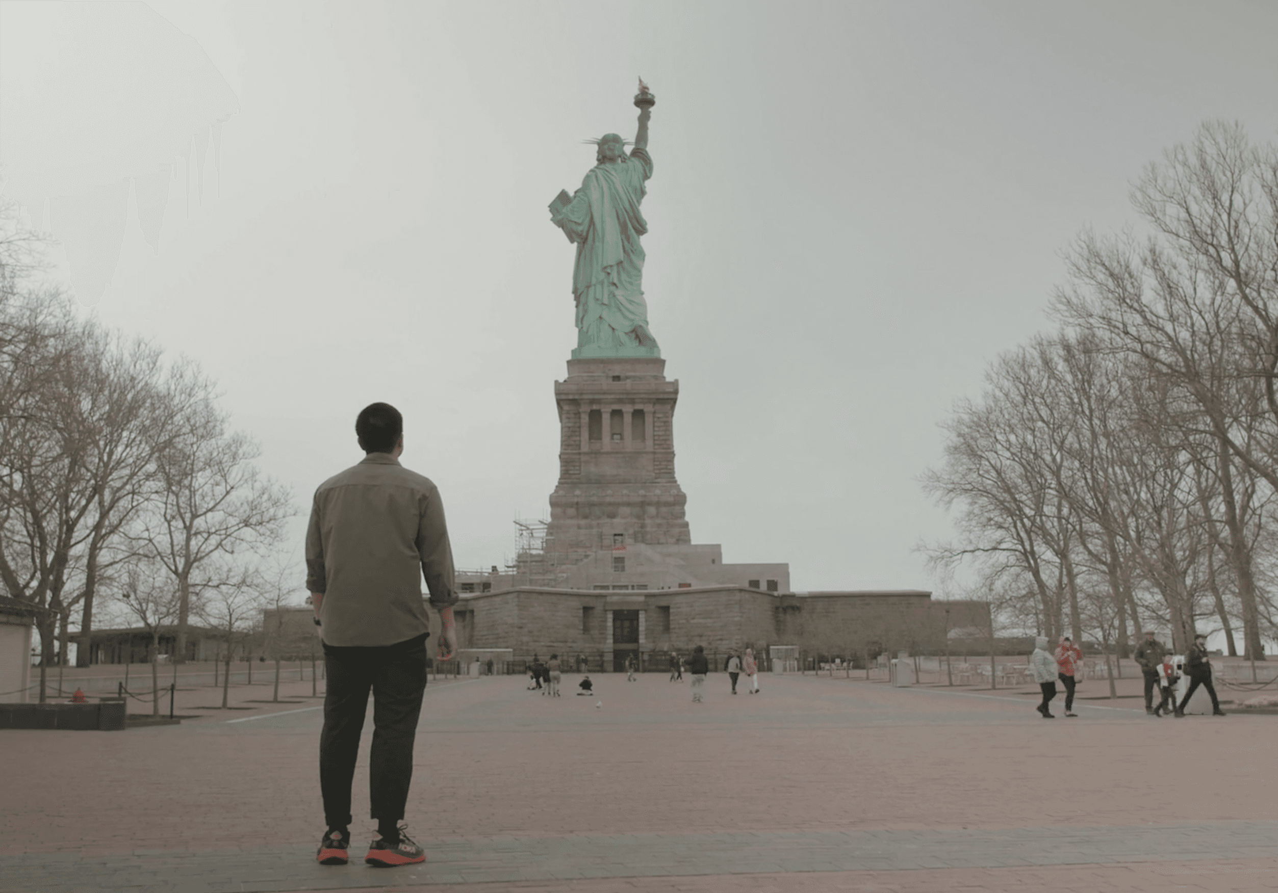 Still from Almost American